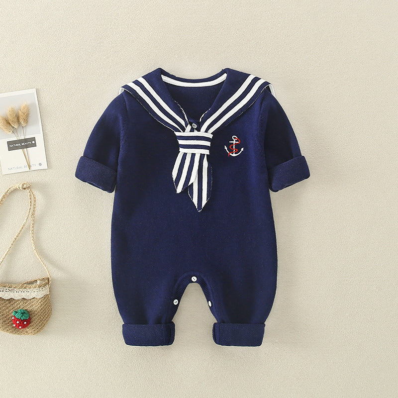 Knitted Baby Romper